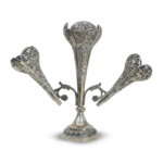 Anglo-Indian antique silver vase