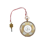 18k French Automaton Repeater Pocket Watch with Concealed Erotic Scene