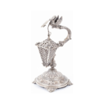 Vintage sterling silver table lamp