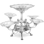 An Edward VII Silver Epergne