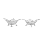 A Pair of Victorian Silver Sweetmeat Baskets