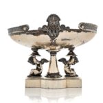 Late 19th Century American Sterling Silver Figural Centerpiece by John Wendt for Ball, Black & Co.