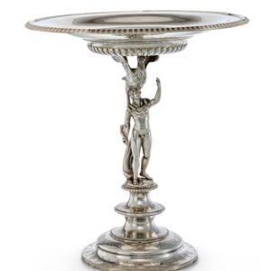 Monumental Silver Centerpiece with Ganymede and Eagle