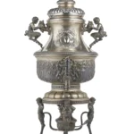 Embossed & Engraved Silver Samovar with Centaur Figures