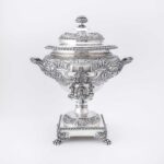 George IV Sterling Silver Hot Water Urn, S.C. Younge & Co., Sheffield 1824