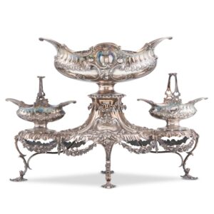 Edwardian Sterling Silver Epergne Centrepiece, James Dixon & Sons Ltd, Sheffield 1905